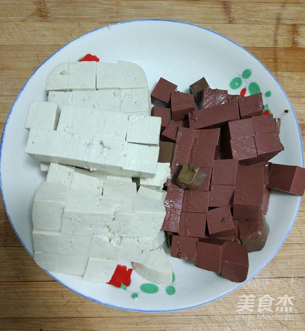 Roasted Duck Blood Tofu with Douban recipe