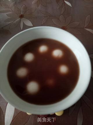 Chocolate Sauce Glutinous Rice Balls recipe