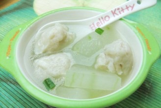 Cuttlefish Ball and Winter Melon Soup recipe