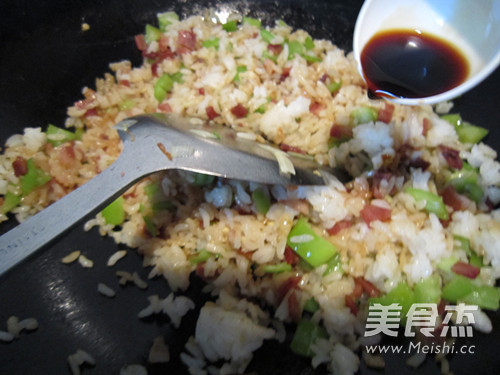 Fried Rice with Bacon and Egg recipe