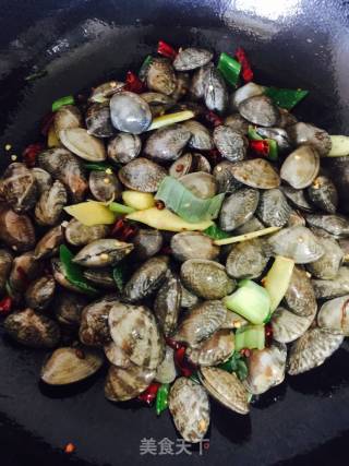 Flower Clam Rice Cake recipe