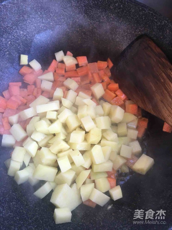 Curry Beef Rice recipe