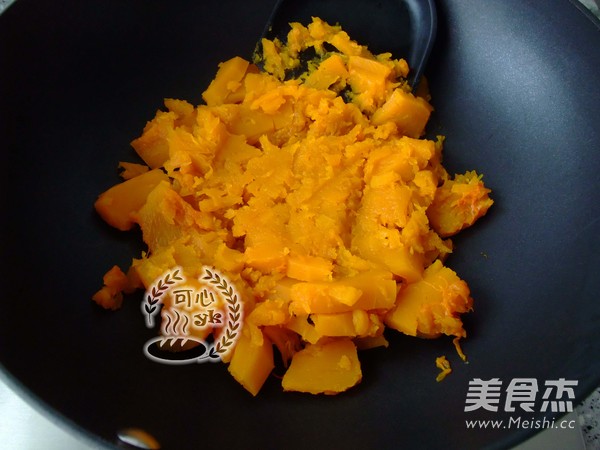 Super Q Sticky Delicious Sago Pumpkin Taro Balls recipe