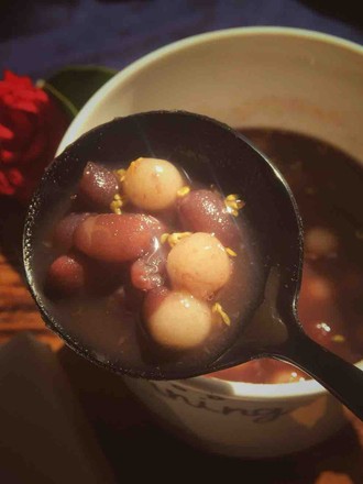 Red Bean Ball Soup