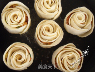 #trust之美#romantic Rose Fried Dumplings recipe