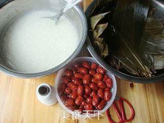 Zongqing Dragon Boat Festival---【red Date Zongzi】 recipe