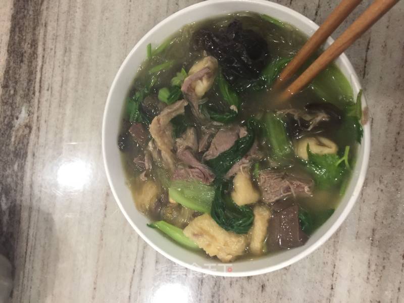 Home-cooked Version of Old Duck Vermicelli Soup