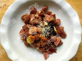 #aca烤明星大赛#roasted Toothpick Meat recipe