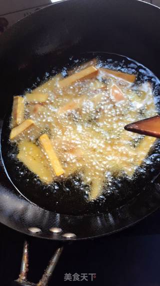 Anti-sand Golden Sweet Potato Chips recipe