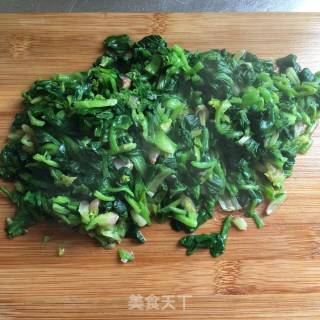 Peanuts Mixed with Spinach recipe