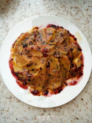 Blueberry and Sweet Potato Mashed recipe