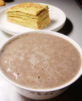 Soy Milk with Soy Beans and Black Rice recipe