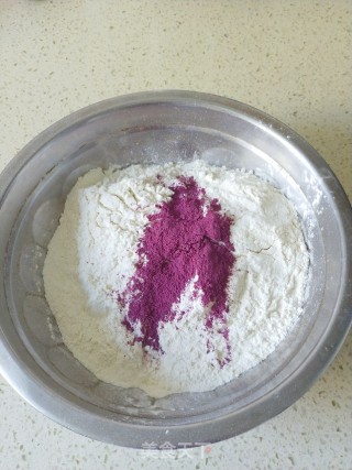 Purple Sweet Potato Blueberry Toast recipe