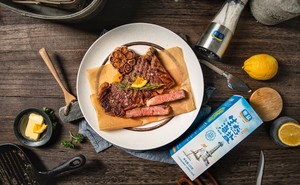 Seared Steak with Salt recipe