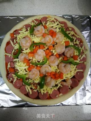 Bacon and Shrimp Pizza recipe