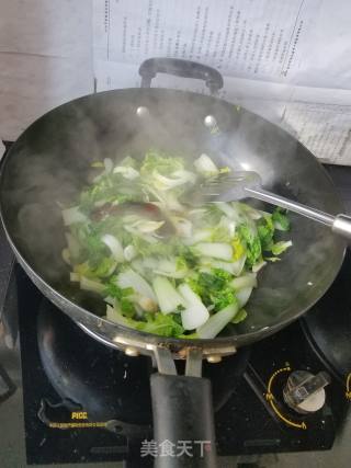 Yellow Cabbage in Oyster Sauce recipe