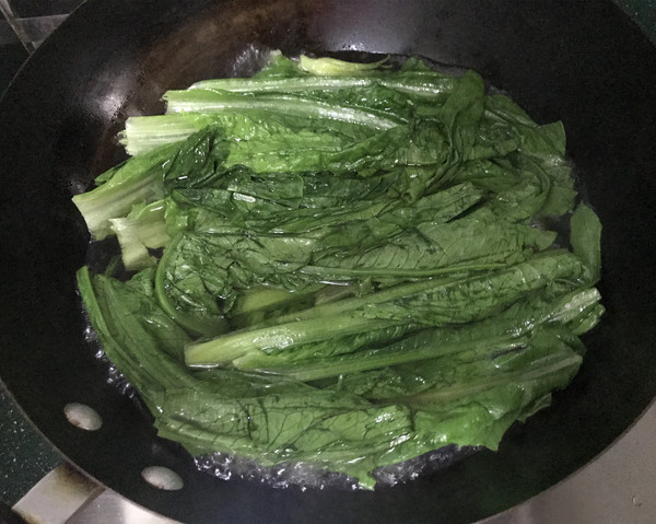 Lettuce in Oyster Sauce recipe