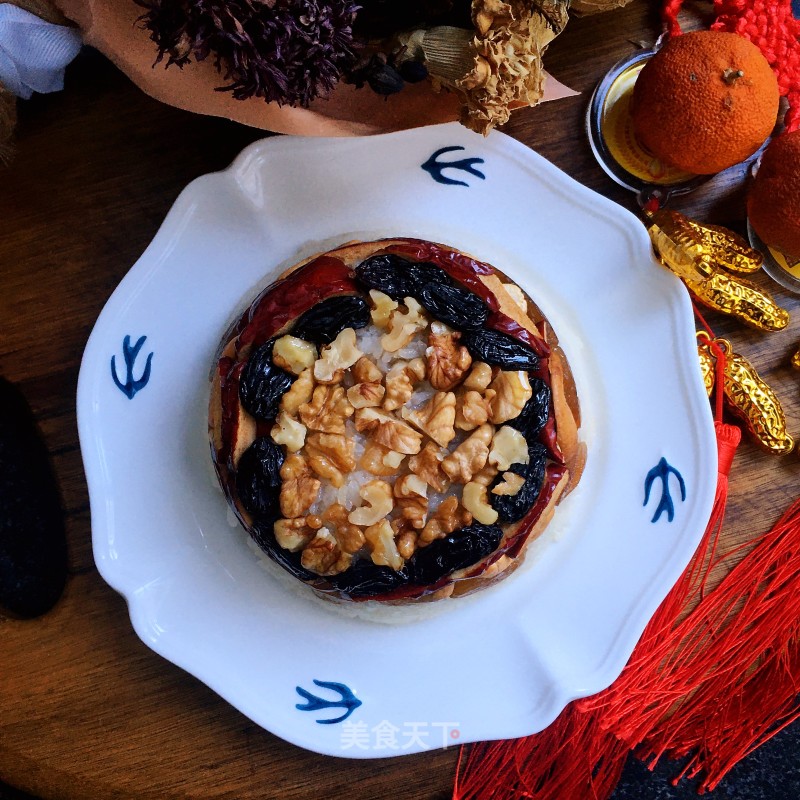 Blackcurrant Dried Fruit Sticky Rice recipe