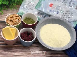 Cranberry Matcha Nougat recipe