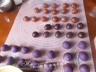 Colorful Snowy Mooncakes recipe