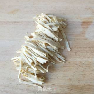 Dried Bean Curd with Cold Dressing recipe