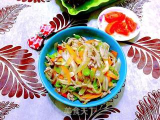 Stir-fried Pork with Onion and Mushroom recipe