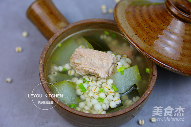 Winter Melon and Barley Pork Rib Soup recipe