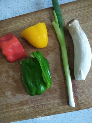 Stir-fried Cauliflower with Bell Peppers recipe