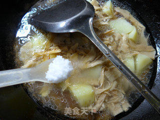 Potatoes with Bamboo Shoots recipe