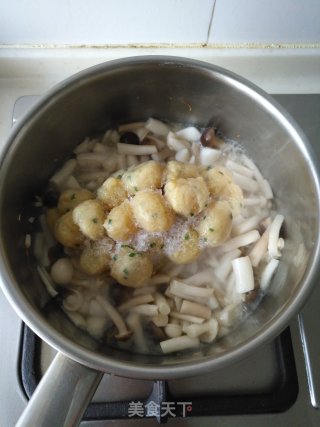 Meatballs and Mushroom Soup recipe