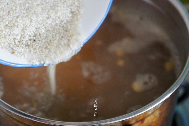 Black Millet Porridge with Sweet Potatoes and Wolfberry recipe