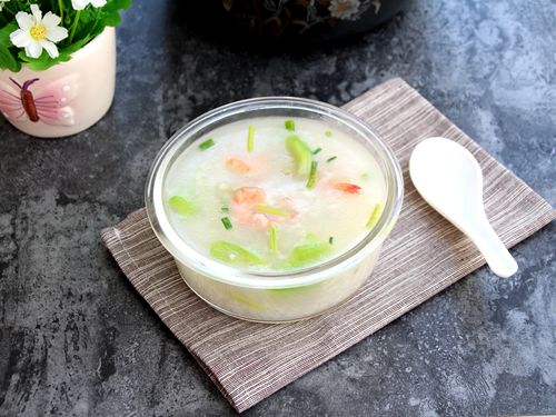 Shrimp and Loofah Congee recipe