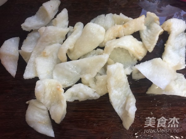 Braised Fish Maw with Golden Ears recipe