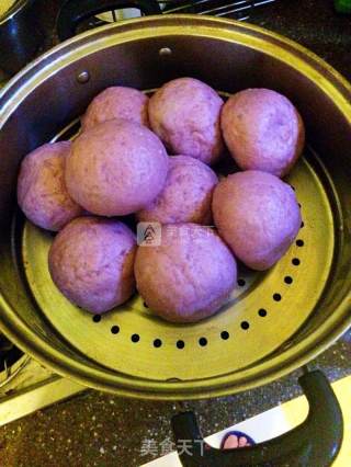 Milky Purple Sweet Potato Bean Paste recipe