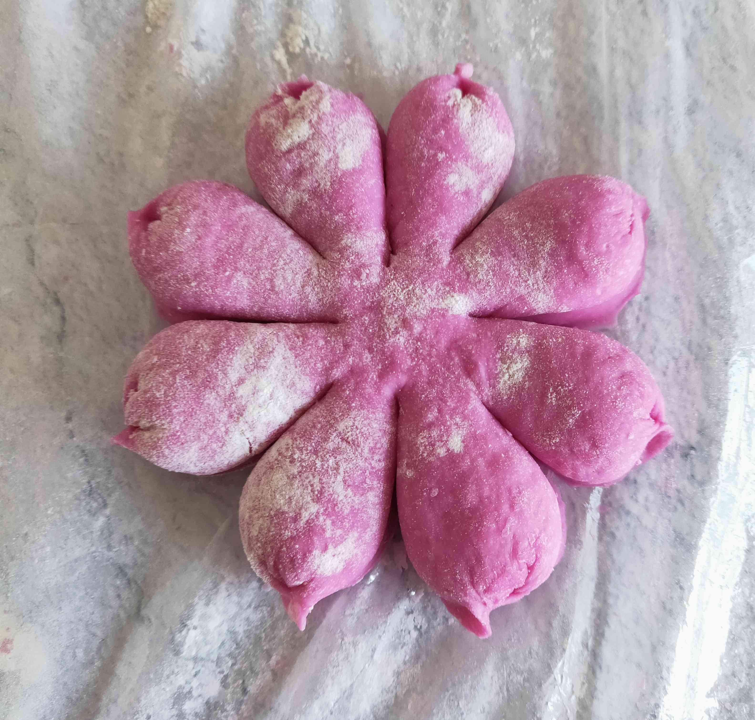 Flower-shaped Steamed Buns recipe