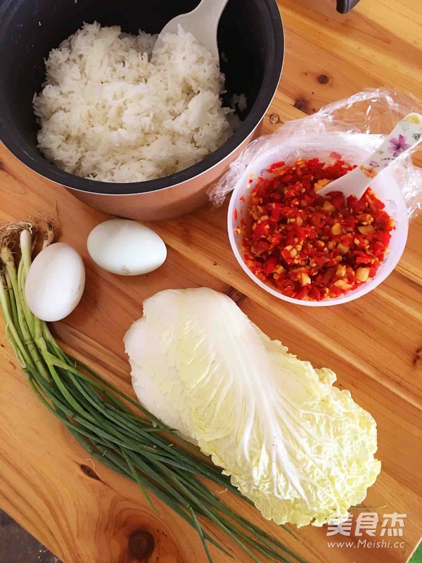 Sour Chili Egg Fried Rice recipe