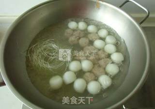 Meatballs, Winter Melon, Vermicelli Soup recipe