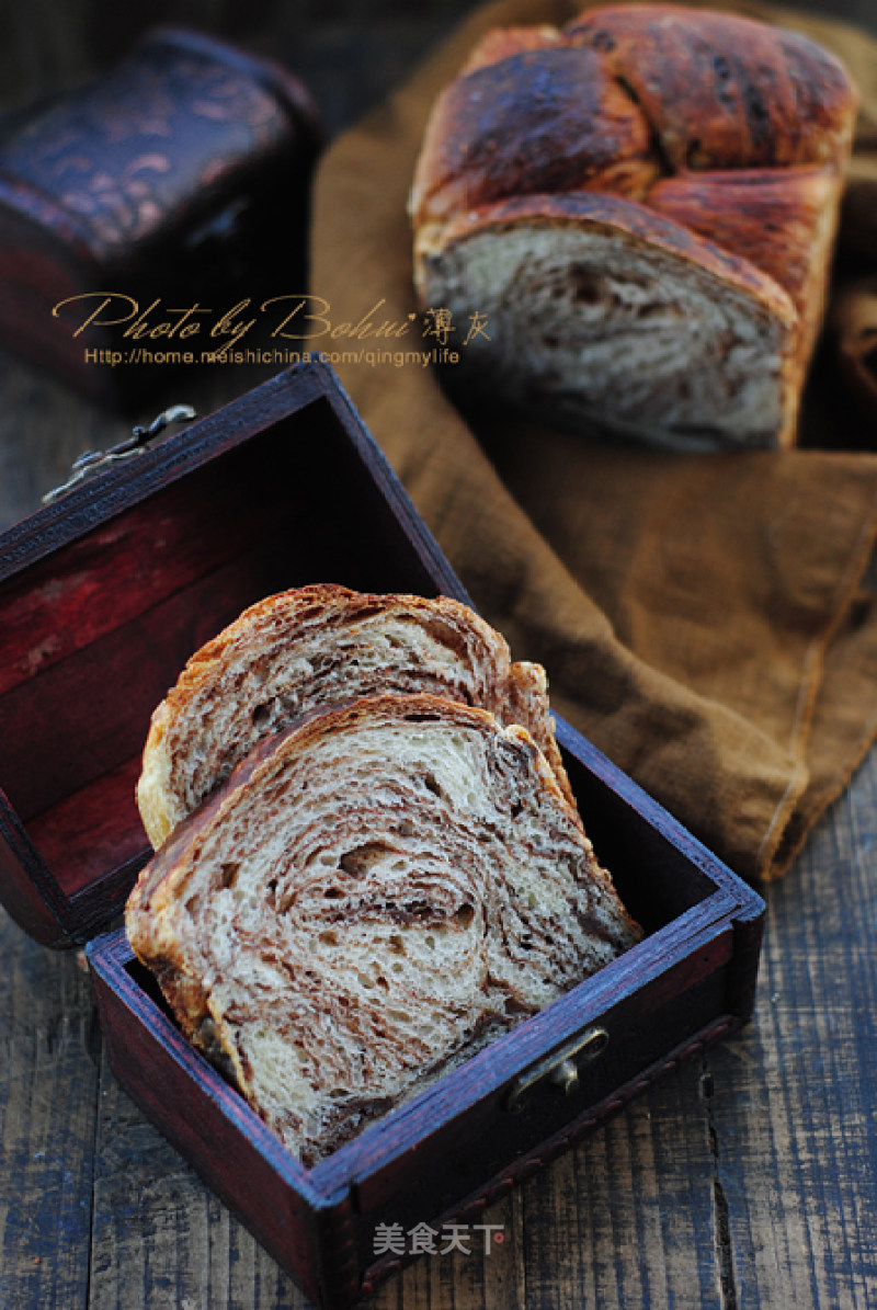 【chocolate Marble Toast】heavy Material Toast is Most Suitable for Winter Planting recipe