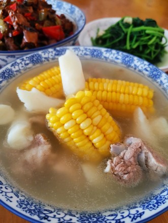Yam Corn Pork Bone Soup