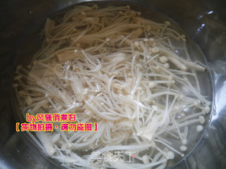 Cucumber Salad with Enoki Mushrooms recipe