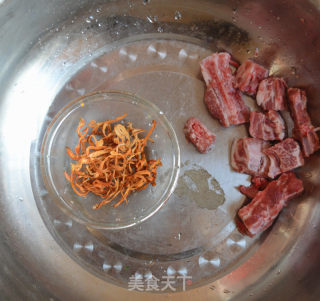 Steamed Spare Ribs with Cordyceps Flower recipe