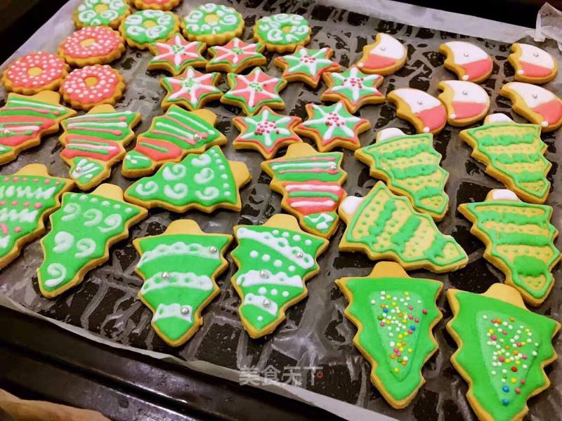 # Fourth Baking Contest and is Love to Eat Festival# Christmas Tree Fondant Biscuits