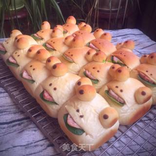 #trust的美#frog Prince Bread recipe