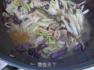 Red Mushroom and Cabbage recipe