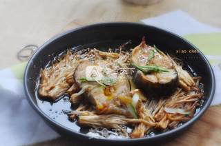 Easy Enoki Mushroom Grilled Fish recipe