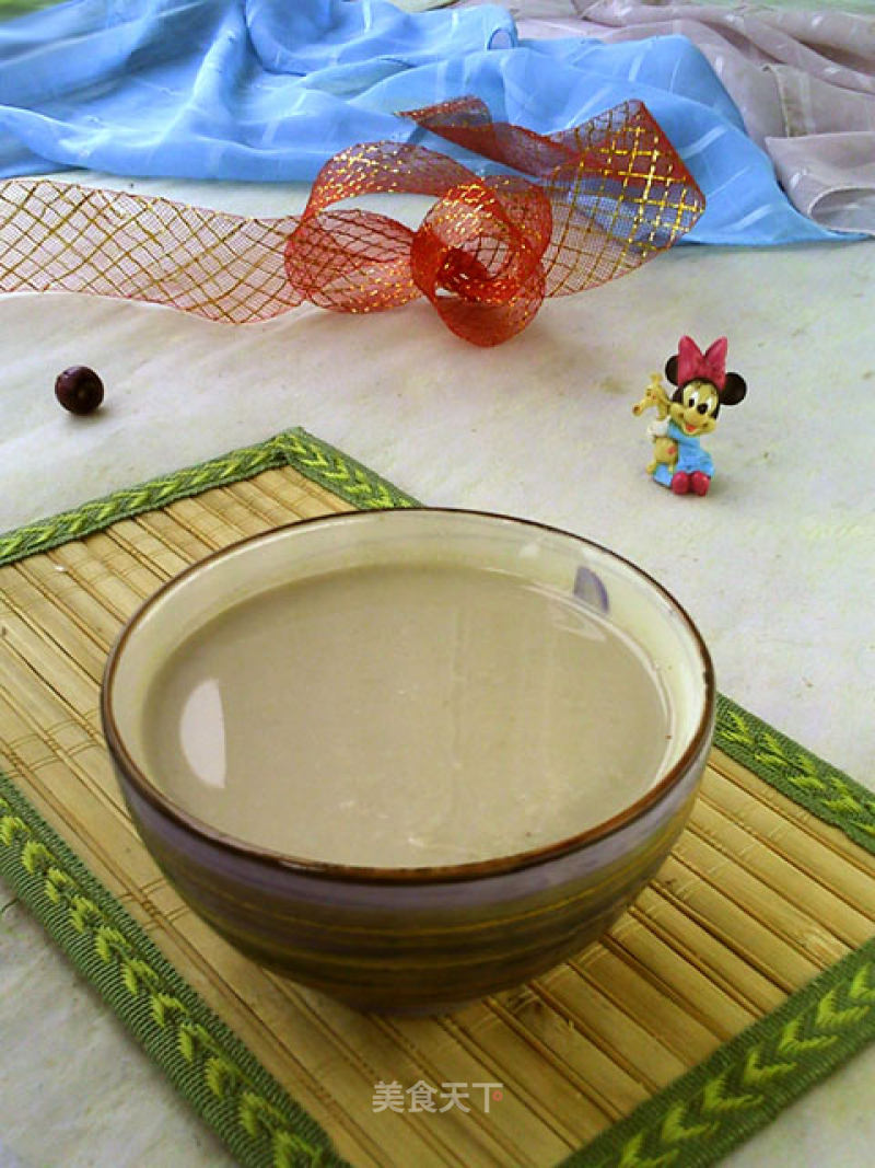 Soy Milk with Red Dates, Lily and Lotus Seeds recipe