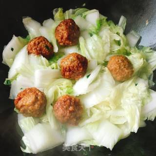 Chinese Cabbage Roast Meatballs recipe