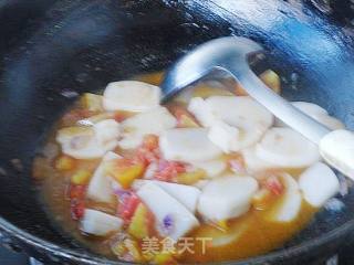 Tomato Braised Rice Cake recipe