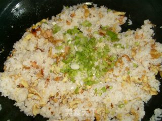 Scallion Ham and Egg Rice recipe