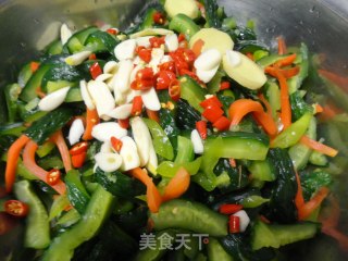 Pickled Cucumber Strips recipe